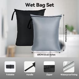 Solidchoice - Set van 2 Waterdichte Waszakken voor Wasmachine — thumbnail 3