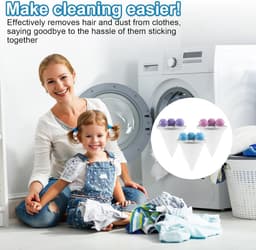 6 stuks filterzakken, wasmachine, haarverwijderaar, herbruikbare haarfilter, netzak, verwijdert dierenharen, pluisjes - ShopVlot — thumbnail 4