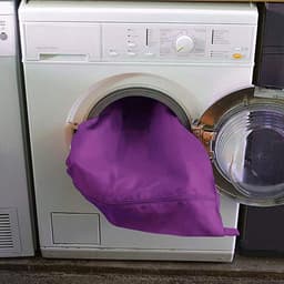 Waszak voor huisdieren - paarse kleur - beschermt wasmachine tegen dierenhaar - ideaal voor honden en katten - ShopVlot — thumbnail 2