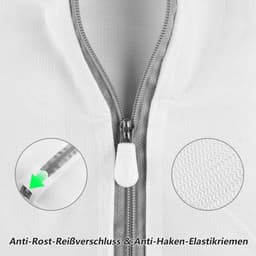 Dailygoods- Waszak Groot - Waszakjes met Rits - Wasnet voor Wasmachine - Waszakken voor Wasgoed - Waszakje voor Kleding - Duurzaam Polyester 40x50/50x60 cm — thumbnail 2