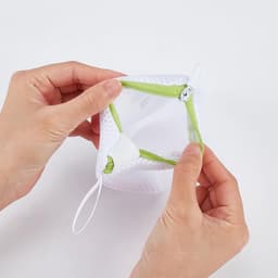 Dailygoods- Waszak Set van 8 - Delicate Mini-Wasmachine Zakken - Fijnmazig Polyester - Opbergzakken met Ritssluiting - 12 x 12 cm - Voor Lingerie en Ondergoed - Waszakken — thumbnail 3