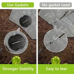 Dailygoods- Grondankers 60 Stuks - Anti-Roest U-Haringen 150 x 40 mm - Grondhaken voor Onkruiddoek - Bevestigingsplaten 6,5 x 7 cm - Betrouwbare Stabiliteit voor Tuin en Terras - Tuinankers — thumbnail 3