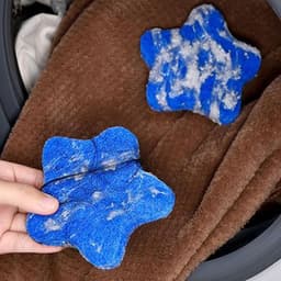 Dierenhaarverwijderaar Wasgoed - Pluisvanger Machine - Schoner Wassen - Absorbeert Haren Vezels - 3 Stuks - Blauw — thumbnail 2