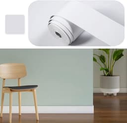 Witte, 5 meter lange, zelfklevende, flexibele zoom, comfortniveau: 10 meter, flexibele decoratiestrip, hoofdborddoorvoerstrip, opgestapelde pootdraad, vouwoppervlak, Japanse bloemendecoratiestrip, houtnerf — thumbnail 5