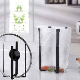 SnelShoppen - 21.5cm Zwart Vouwbaar Stalen Flessen Droogrek | Compacte Opberghouder voor Drankflessen in de Keuken, Roestbestendig en Duurzaam — thumbnail 5