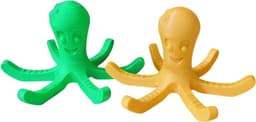 2x Drinkfles Droogrek – Universele Flessen Droogrek met Luchtcirculatie, Ruimtebesparend Flessenrek voor Keuken, Babyflessen en Waterflessen - Groen en Geel — thumbnail 1