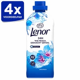 Lenor Wasverzachter - Appelfris - 4x 882ml - 162 wasbeurten - Voordeelverpakking — thumbnail 2
