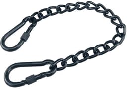 Dailygoods- Ketting Roestvrij Staal - Hangstoelketting - Verlengketting - 180 kg Capaciteit - Met Karabijnhaken - Verstelbaar 66 cm - Hangmatketting — thumbnail 1