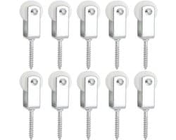 Katrollen 25mm - Nylon Katrol - Takel - Opknoping - Droogrek - Compact ontwerp 38x6mm - Waslijnkatrollen
