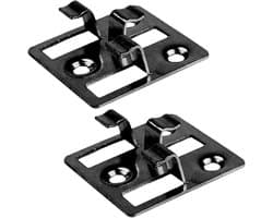Dailygoody - Clips - Montageclips voor composiet terras - Zwart - Fixing Clamps voor planken - Ideaal voor terrasconstructie - Geschikt voor...
