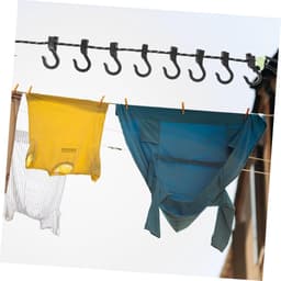 Nylon Waslijn - Reiswaslijn Drooglijn - Kleding Drogen - Antislip Ontwerp - 500 cm - Zwart — thumbnail 2