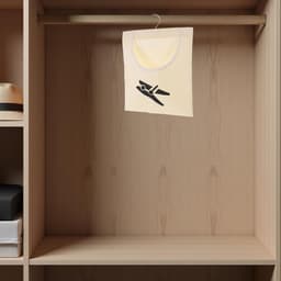Wasknijperzak met Haak - Opbergtas Wasknijpers - Wasknijpers Organiseren - Waterdichte Ophangbare Organizer - 357 x 261 cm - Beige — thumbnail 4