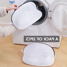 Wasnet voor schoenen - Herbruikbare waszak voor sneakers, sokken en delicate kleding - 2 stuks — thumbnail 4