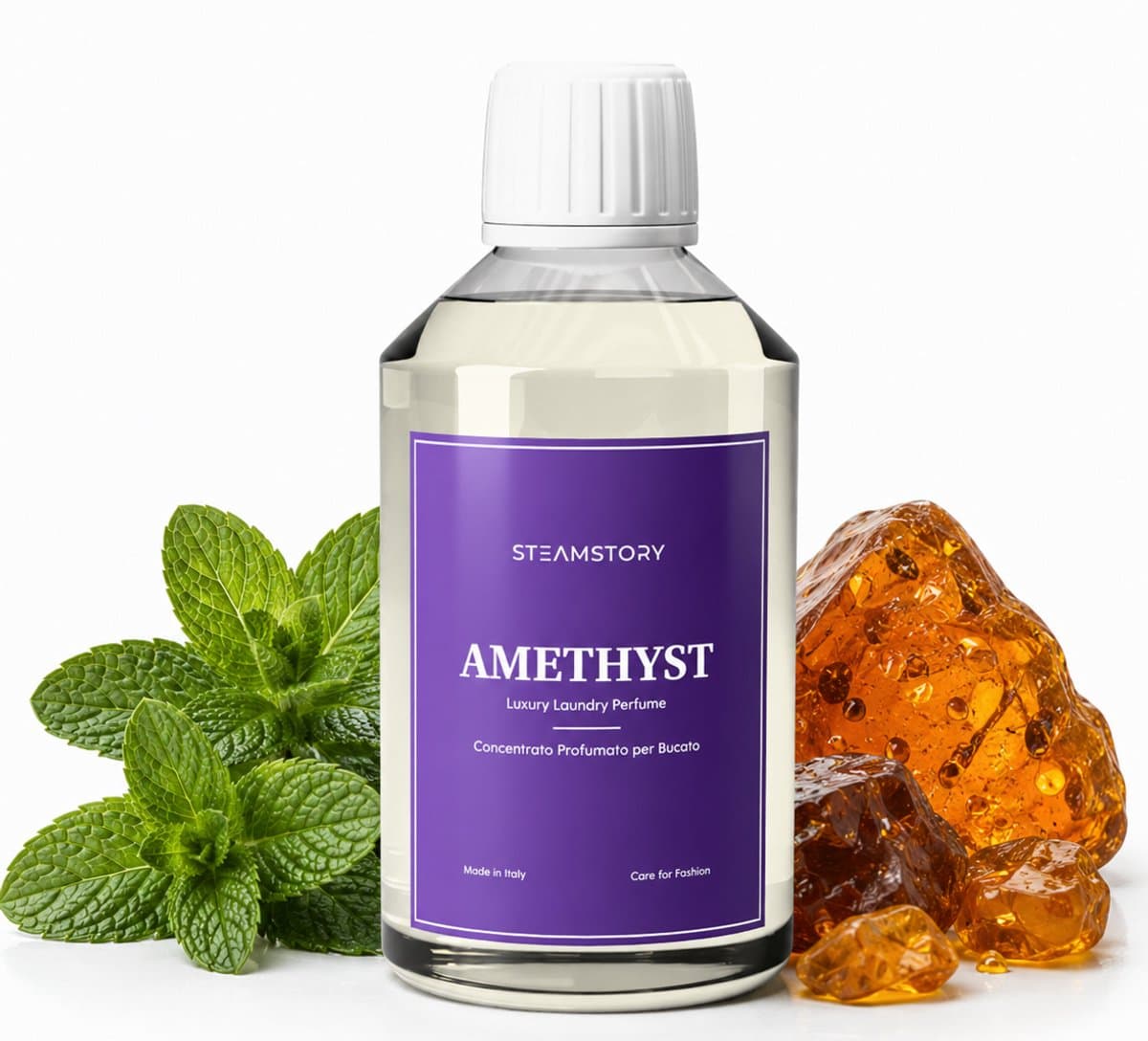 SteamStory Luxe Wasparfum Amethyst - Lavendel & violet met houtachtige basis - 250 ml — afbeelding 1