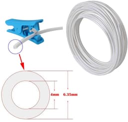 Dailygoods- Buis 10 Meter - Slang 1/4" - Voedselveilig PE - Antifouling Ontwerp - Lekvrij - Geschikt voor Koelkast/Ijsmachine - Waterslang — thumbnail 3