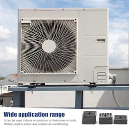 Trillingsdempers voor Airconditioning - 12 Rubberen Buffers voor Anti-vibratie — thumbnail 3