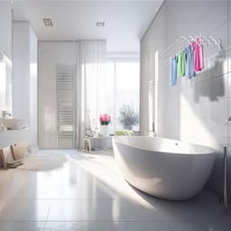 AHD® Wanddroogrek - Wanddroogrek Inklapbaar - Droogrek Muur - Wanddroogmolen - Wit - 45cm x 80cm x 18cm — thumbnail 4