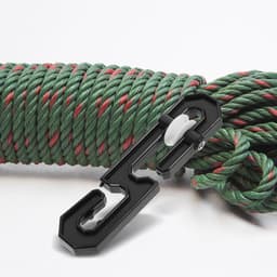 Waslijnspreider set - Katrol accessoires - Was buiten drogen - Modulair ontwerp - 15 cm - Zwart — thumbnail 2