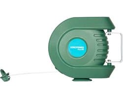Waslijn Rol - Drooglijn - Ruimte Besparen - Automatisch Intrekbaar - 12 Meter - Wit