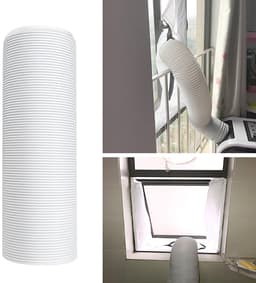 Dailygoods- Uitlaatbuis 3 Meter - Vouwbaar - Duurzaam PP/staal - Eenvoudige Installatie - Antilek - Vervangende Slang - Airconditioningbuis — thumbnail 5
