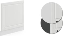 Vaatwasserpaneel - Keukenfront - Keuken Completeren - Landhuisstijl - 60 cm breed - Wit — thumbnail 1