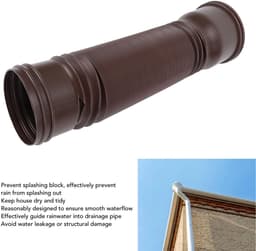 Dailygoods- Regenpijp Verlenger Flexibel - Afvoer Verlenger - Onderuitloop Connector - Uitbreidbaar van 20 tot 59 Inch - Antivries/Explosiebestendig - Bescherming Fundering - Afvoerbuis — thumbnail 5