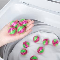 YUHOME 6 STKS Haar Catcher Ballen Anti-Winding Wasserij Lint Remover Wasballen Herbruikbare Pluisverwijderaar Ballen Voor Wasmachine — thumbnail 3