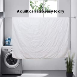 Cosensi - Retractable Clothes Line - Kledinglijn - Stevig en duurzaam - 4.2 meter - Buitenlijn - Ideaal voor tuin en balkon - 2 stuks — thumbnail 2