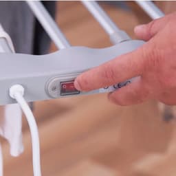 Elektrisch Droogrek Sneldrogend & Energiezuinig met Verwarming – Elektrisch Wasrek Inklapbaar met Instelbare Timer & Temperatuur – Verwarmd droogrek Duurzaam & Ruimtebesparend — thumbnail 4