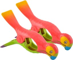 O2COOL - Boca Clips® Extra Stevige Handdoekclips - Papegaai — thumbnail 4