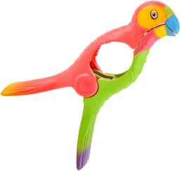 O2COOL - Boca Clips® Extra Stevige Handdoekclips - Papegaai — thumbnail 3