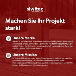 1x Siwitec U-paalanker voor inschroeven, vrije breedte 71 mm, hoogte 200 mm, U-profiel van thermisch verzinkt staal, U-hoekbeugel, grondanker, balkdrager, schroefanker — thumbnail 3