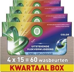 Ariel 4in1 Wasmiddel Pods Kleur - 4 x 15 Wasbeurten — thumbnail 1