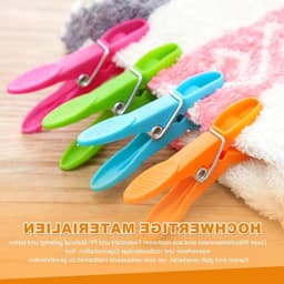 60 stuks kleurrijke wasknijpers met windbestendige knijperzakken, afdrukvrije klemmen voor kleding en sokken — thumbnail 4
