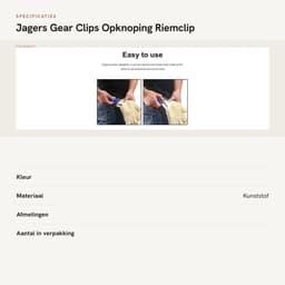 Dailygoods- Riemclip 5 Stuks - Duurzaam Kunststof - Stevige Bevestiging - Voor Hoeden/Handschoenen - Slijtvast en Elastisch - Lange Levensduur - Haakje — thumbnail 5