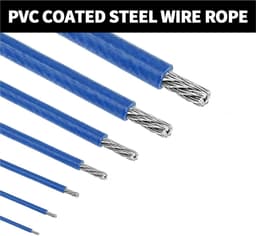 Waslijn - Drooglijn Buiten - Kleding Drogen - Weerbestendig PVC - 50 meter - Blauw — thumbnail 5