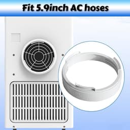 Afvoerslang Adapter - Airco Koppeling - Airco Efficiëntie - Universele Schroefdraad - 150 mm - Wit — thumbnail 5