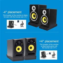 Subwoofer Isolatie Pad - Vibratie Demper - Geluid Verbeteren - Hoge Dichtheid Schuim - 30x17x4 cm - Zwart — thumbnail 2