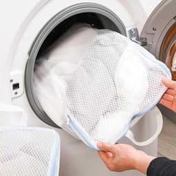 Grote wasnetten voor wasmachine, 50 x 60 cm, herbruikbare waszakken met handgrepen en ritssluiting voor kleding en lingerie, ideaal voor op reis — thumbnail 3