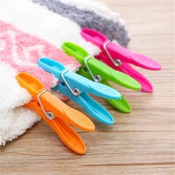 Wasknijpers - Kledingclips - Kleding Drogen - Sterke Grip - 48 Stuks - Kleurrijk — thumbnail 3