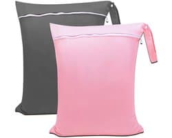 Dailygoods- Waszak Groot - 2 Stuks - Waterdicht - Opvouwbaar