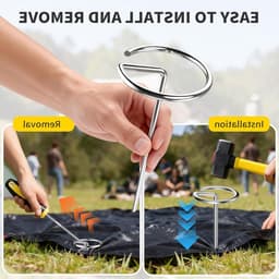 Grondankers voor Worteldoek - 100 Stuks Ø 4 mm - Duurzaam, Weerbestendig en Sterk — thumbnail 5