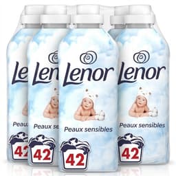 Lenor Caresse Sensitive Wasverzachter - Hypoallergeen - Voordeelverpakking 6 x 40 wasbeurten — thumbnail 1