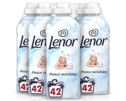 Lenor Caresse Sensitive Wasverzachter - Hypoallergeen - Voordeelverpakking 6 x 40 wasbeurten