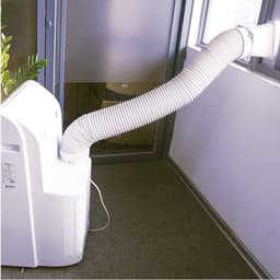 Airco Afvoerslang - Flexibele afvoerslang voor airconditioning - Universele mobiele airco slang - 13 cm diameter - 200 cm lengte - Uittrekbaar & Duurzaam - Eenvoudige Installatie - Geschikt voor Mobiele Airco’s - Installeer met de klok mee — thumbnail 2