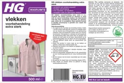 HG - Wasruimte - Vlekkenverwijderaar - Voorbehandeling - Spray - Extra Sterk - 500 ml - 1 stuk — thumbnail 5