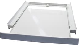 Scanpart tussenstuk voor wasmachine en droger met werkblad inclusief spanband - Ideaal voor zwaardere warmtepompdrogers - Geschikt voor AEG Bosch LG Miele Samsung Siemens Zanussi Whirlpool - Stapelkit - Universeel — thumbnail 4