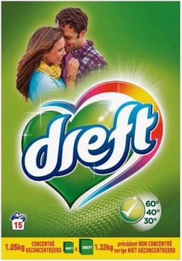 Dreft Waspoeder Regular - 1,05 kg — thumbnail 2