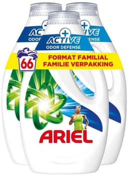 Ariel - Active Vloeibaar Wasmiddel - 3 x 22 wasbeurten - 66 Wasbeurten in totaal! — thumbnail 1