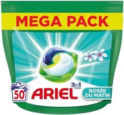 Ariel Original - Ochtenddauw - Wasmiddelcapsules - 3in1 Pods - Witte en Gekleurde Was - 50 Wasbeurten — thumbnail 1